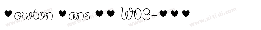 Rowton Sans FY W03字体转换
